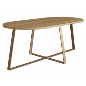 Set mesa lateral 27939 + centro 27940 + centro 27941 natural dorado