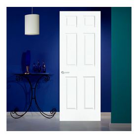 Puerta Interior Sinfonía 80x200 cm Blanca sin perforación Masonite