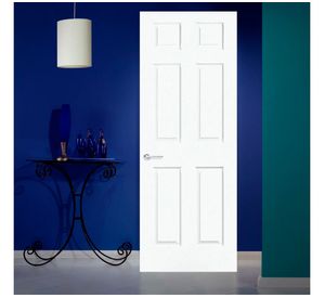 Puerta Interior Sinfonía 70x200 cm Blanca sin perforación Masonite