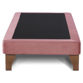 Base cama europea 1 plaza Zen rosa