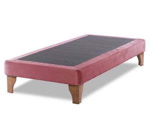 Base cama europea 1 plaza Zen rosa