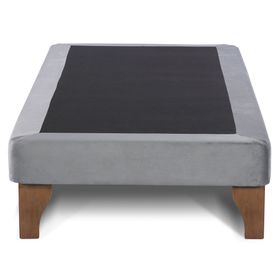 Base cama europea 1 plaza Zen gris