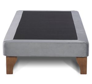 Base cama europea 1 plaza Zen gris