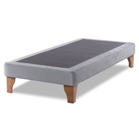 Base cama europea 1 plaza Zen gris