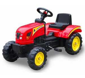 Tractor a pedal rojo