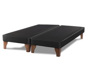 Base cama europea King base dividida Zen negro
