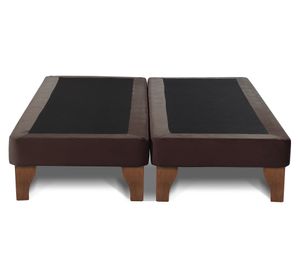 Base cama europea King base dividida Zen chocolate