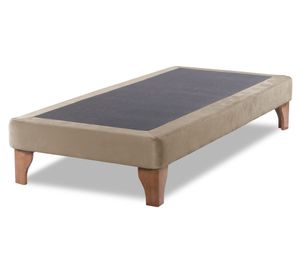 Base cama europea 1 plaza Zen beige
