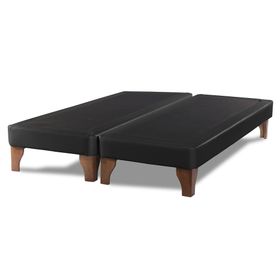 Base cama europea 2 plazas base dividida Zen negro