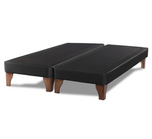 Base cama europea 2 plazas base dividida Zen negro