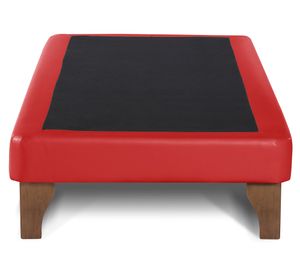 Base cama europea 1.5 plazas Zen rojo