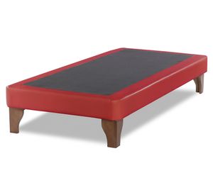 Base cama europea 1.5 plazas Zen rojo