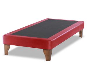 Base cama europea 1 plaza Zen rojo