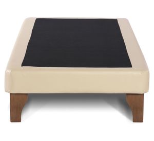 Base cama europea 1 plaza Zen beige