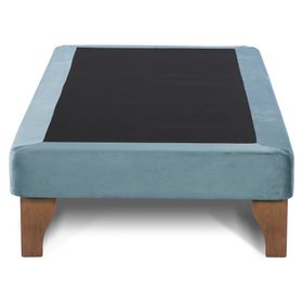 Base cama europea 1 plaza Zen turquesa