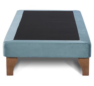 Base cama europea 1 plaza Zen turquesa