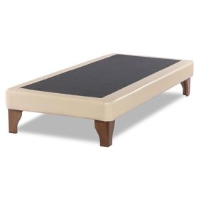 Base cama europea 1 plaza Zen beige