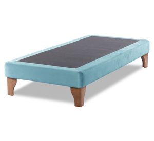Base cama europea 1 plaza Zen turquesa