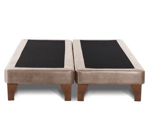 Base cama europea King base dividida Zen beige