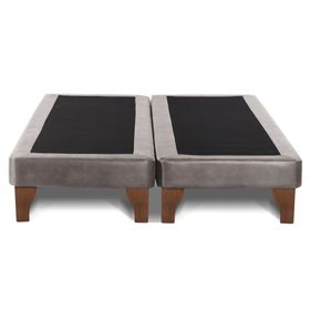 Base cama europea 2 plazas base dividida Zen gris