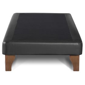 Base cama europea 1.5 plazas PU Zen negro