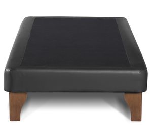 Base cama europea 1.5 plazas PU Zen negro