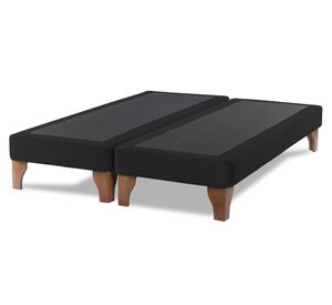 Base cama europea King base dividida Zen negro