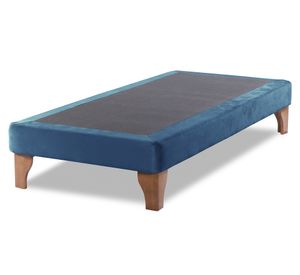 Base cama europea 1 plaza Zen azul petróleo