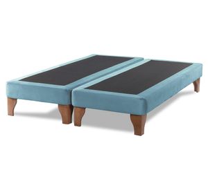 Base cama europea King base dividida Zen turquesa