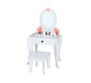 Tocador Love blanco + accesorios