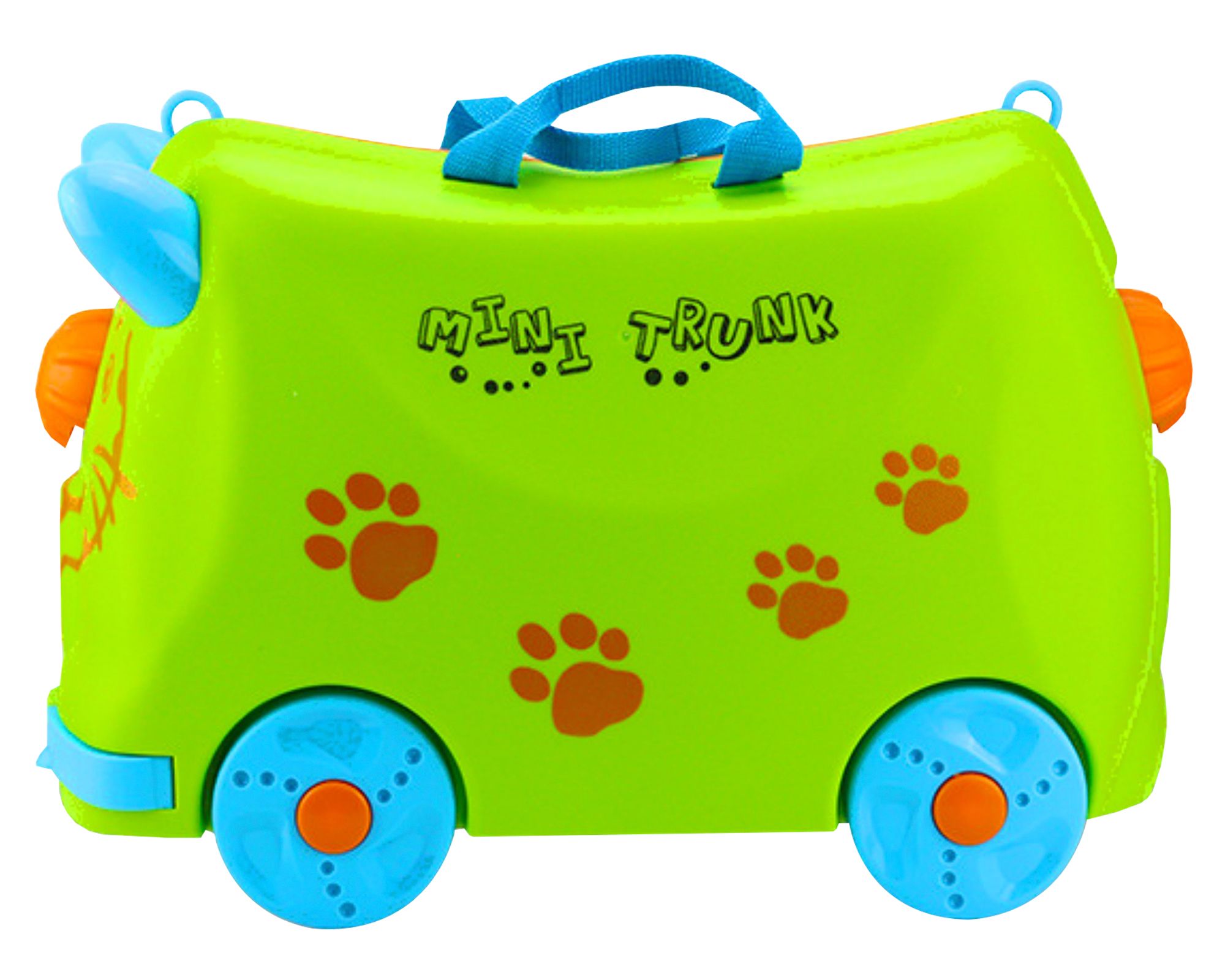 Kidscool Maleta correpasillos con ruedas verde