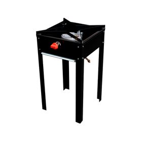 Anafe alto 1 quemador gas licuado negro acero