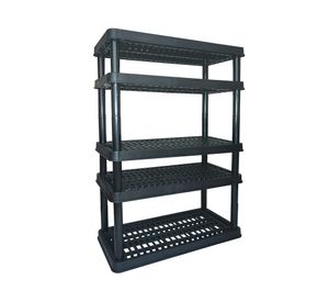 Estante modular 5 niveles negro