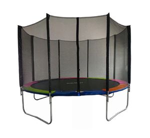 Cama elástica Rainbow 12 pies 260x366x366 cm