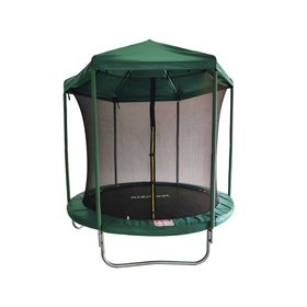 Cama elástica techo 8 pies verde