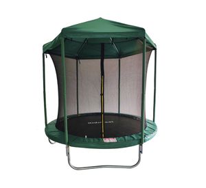 Cama elástica techo 8 pies verde