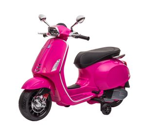 Moto a batería 12V Vespa Rosado