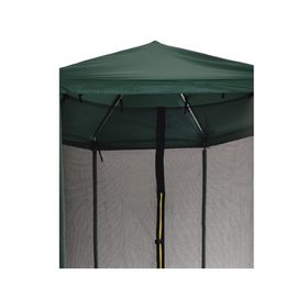 Cama elástica techo 8 pies verde