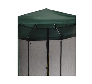 Cama elástica techo 8 pies verde