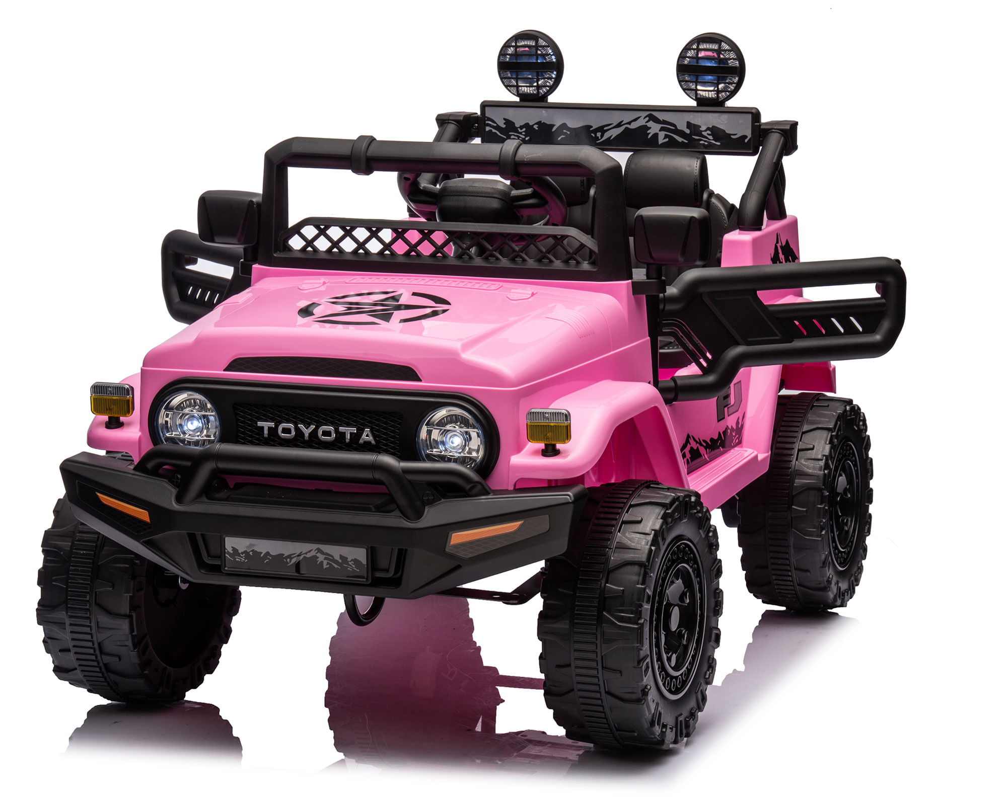 Kidscool Jeep a batería 12V Crusier Rosado
