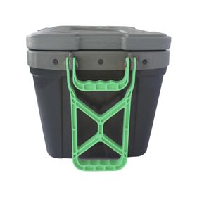 Cooler térmico ruedas 54 lt gris/verde