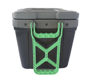 Cooler térmico ruedas 54 lt gris/verde