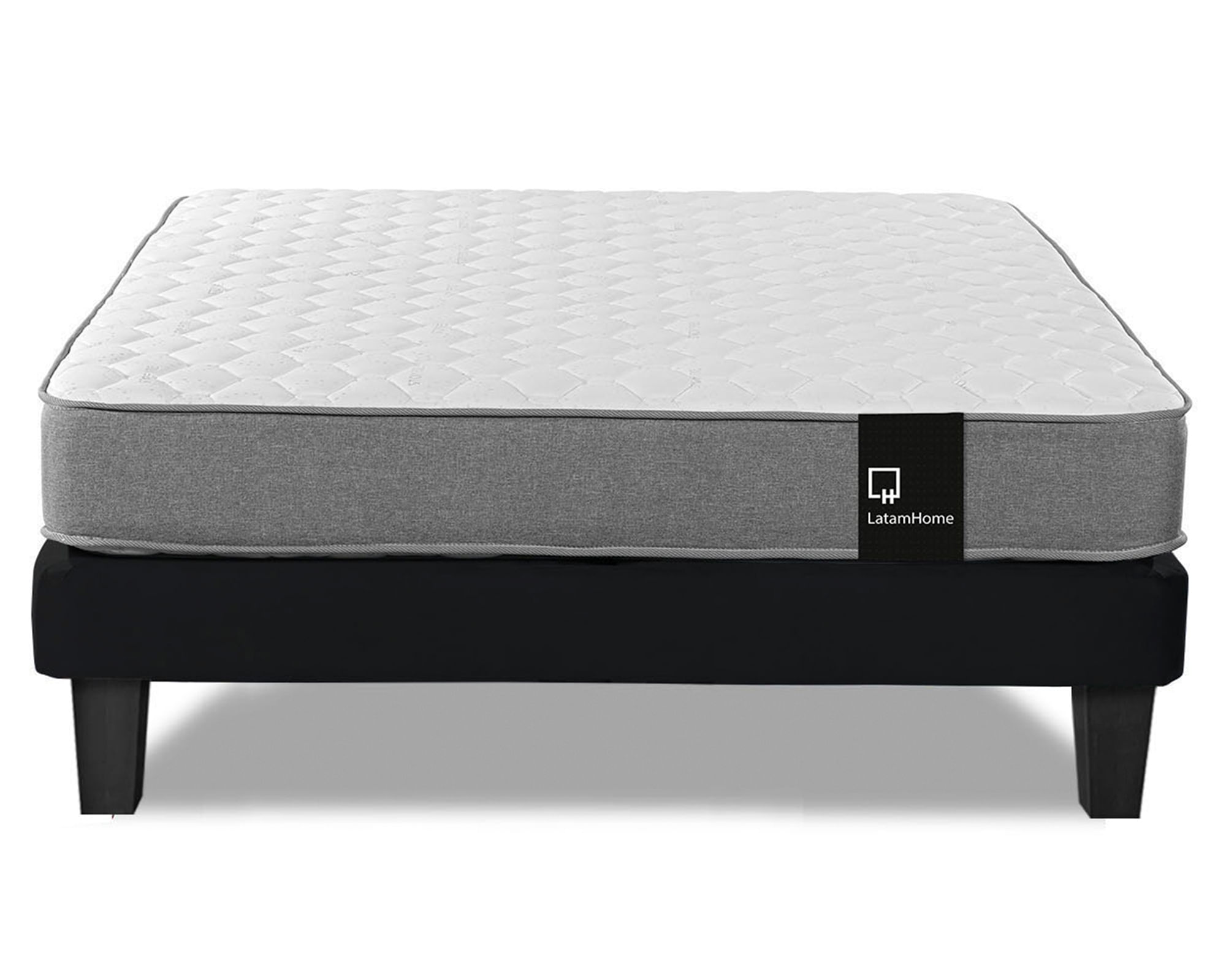 Latam Home Cama europea 2 plazas Zen Best negro