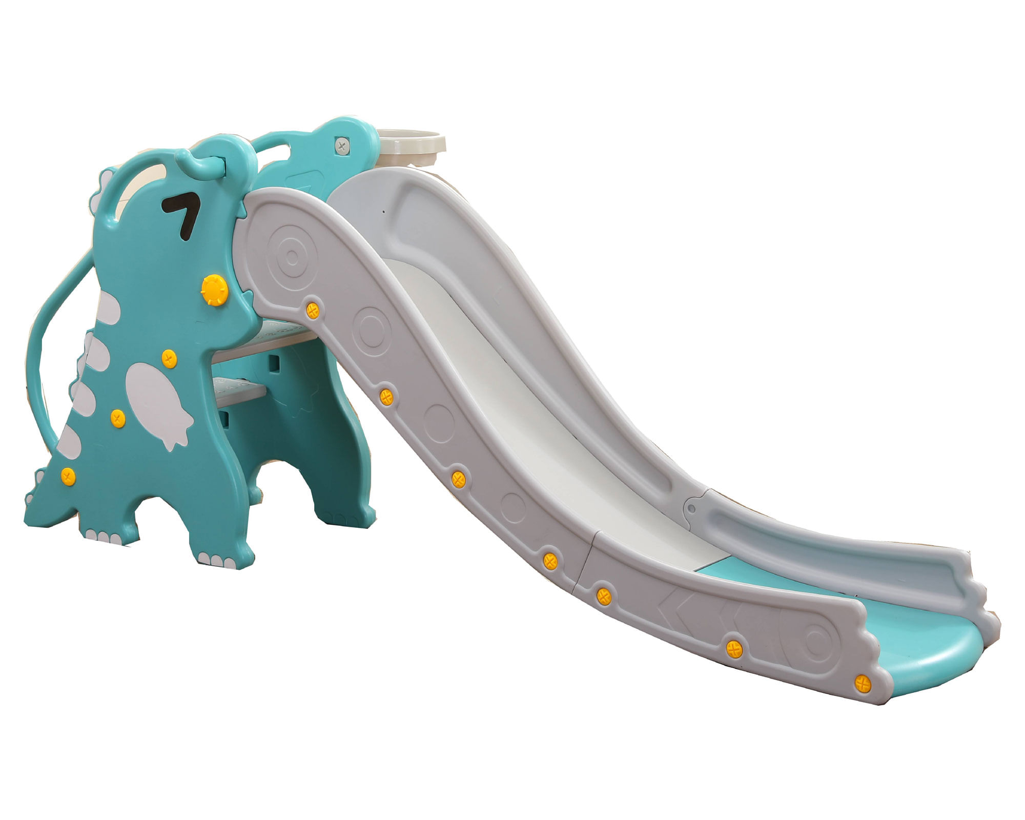 Resbalín dinosaurio celeste Kidscool