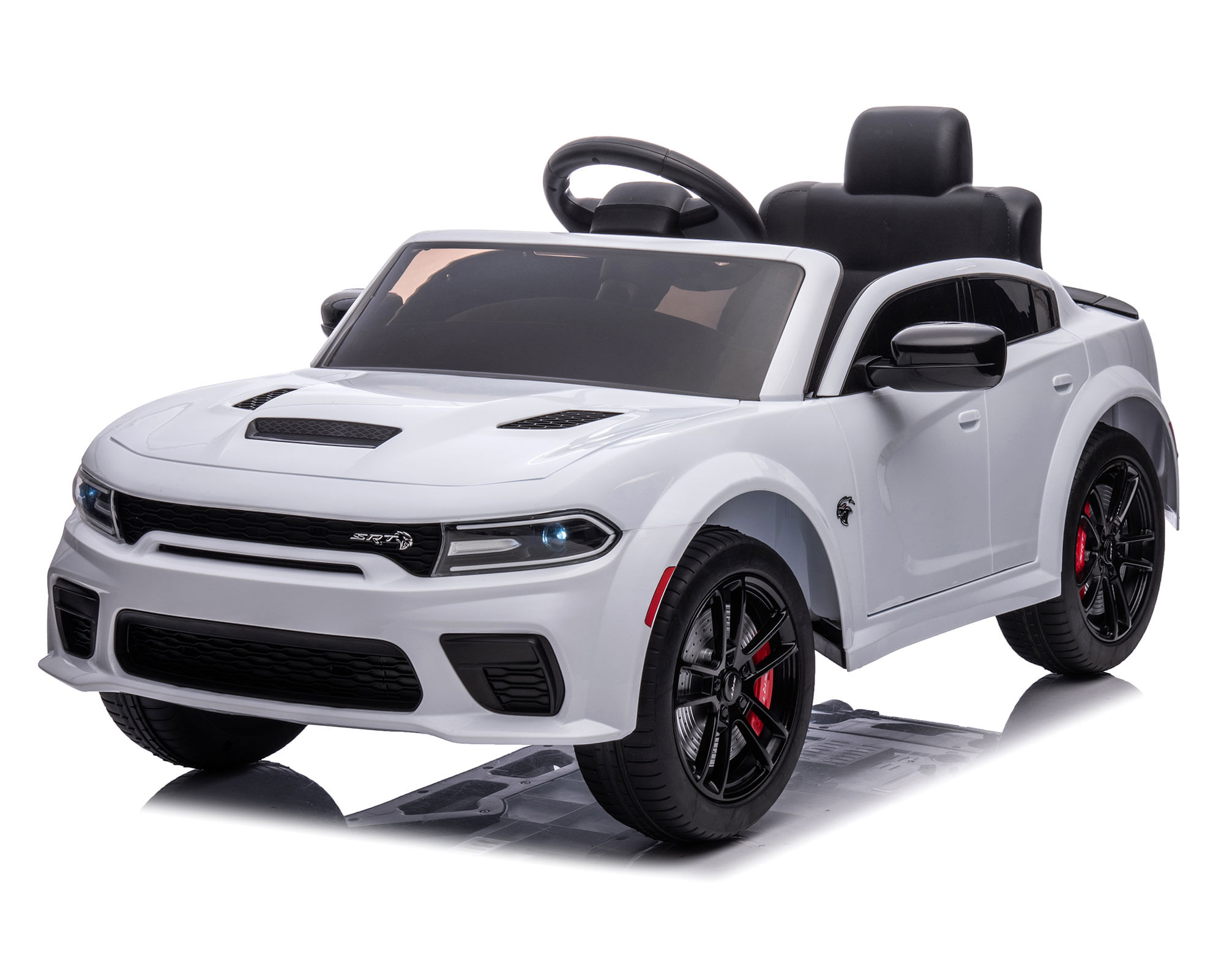 Kidscool Auto a batería 12V Dodge Blanco