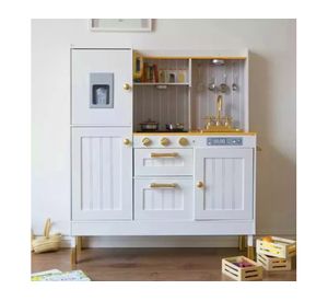 Cocina Top Chef blanco/dorado