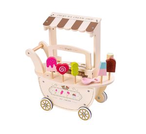 Carrito Ice Cream MDF rosado