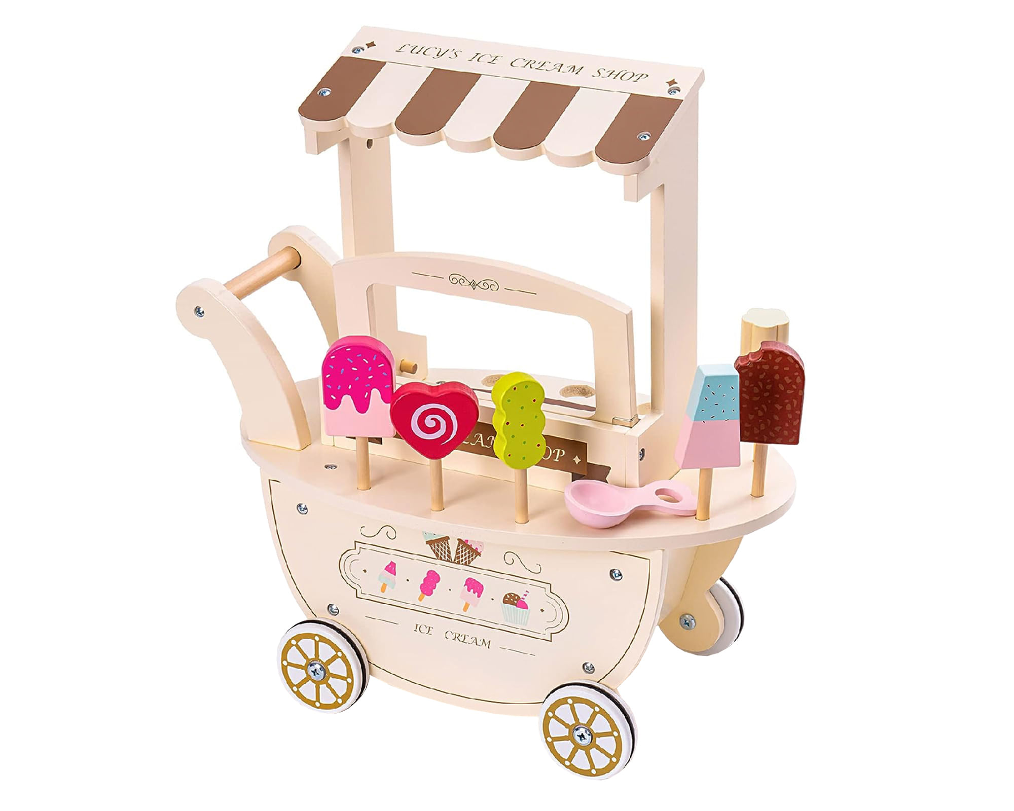 Kidscool Carrito Ice Cream MDF rosado