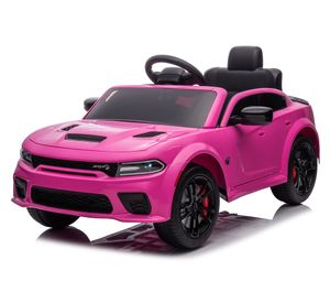 Auto a batería 12V Dodge Rosado