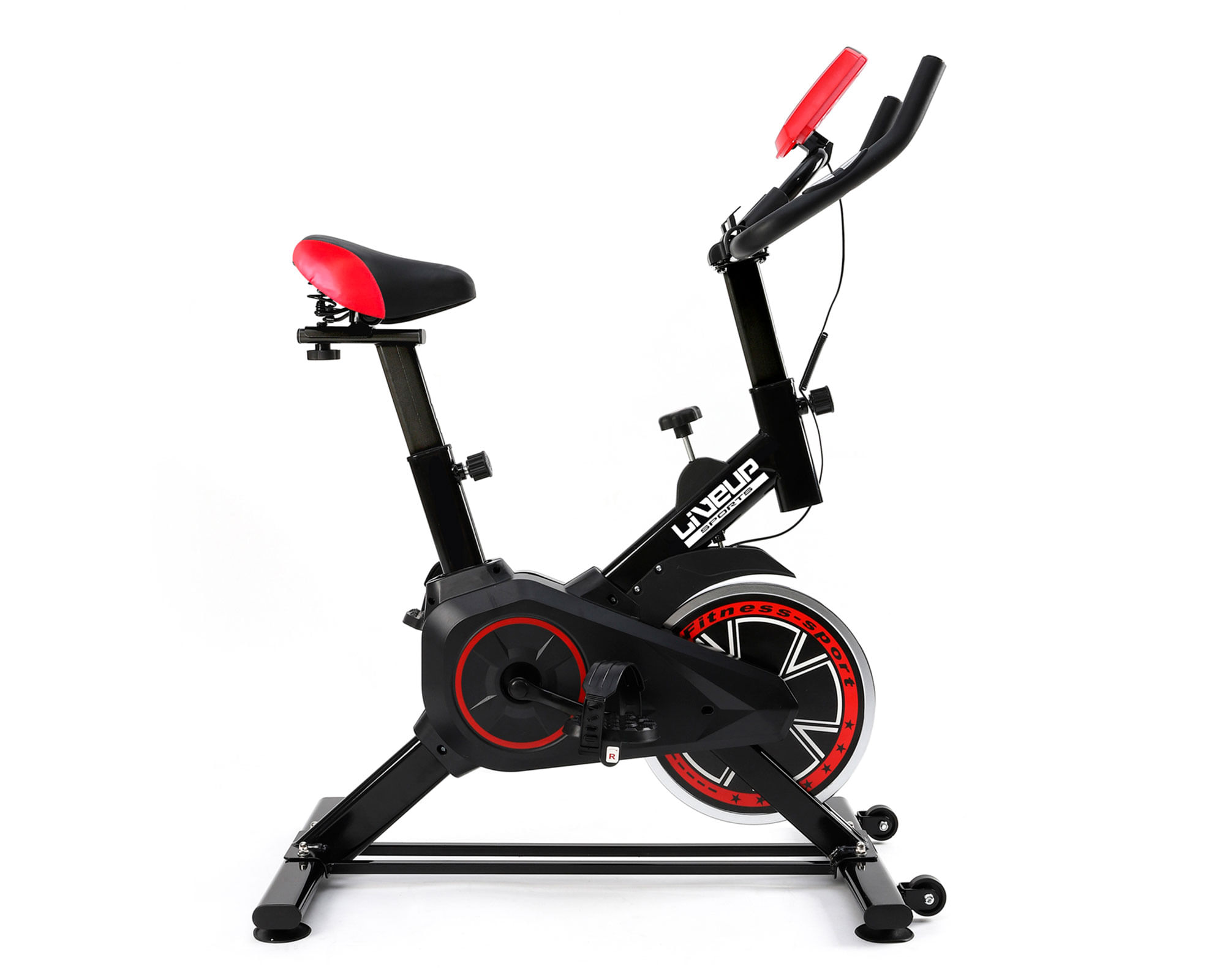 Bicicleta spinning 7622 rojo/negro Live Sport